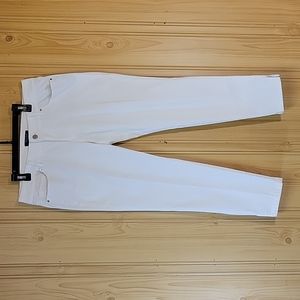 White House Black Market Petite White Skimmers  SIZE: 10